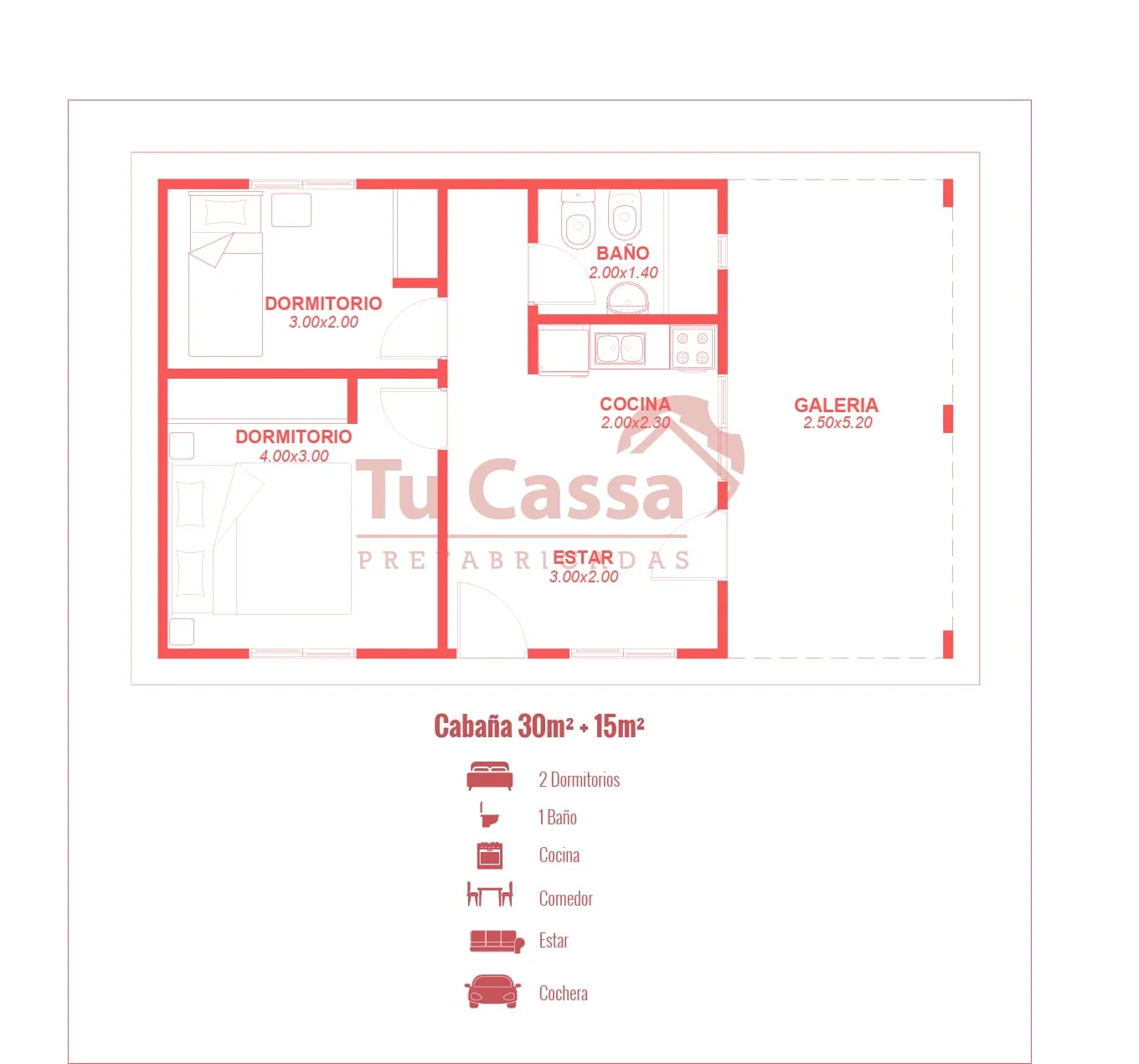 Plano de CABAÑA 1